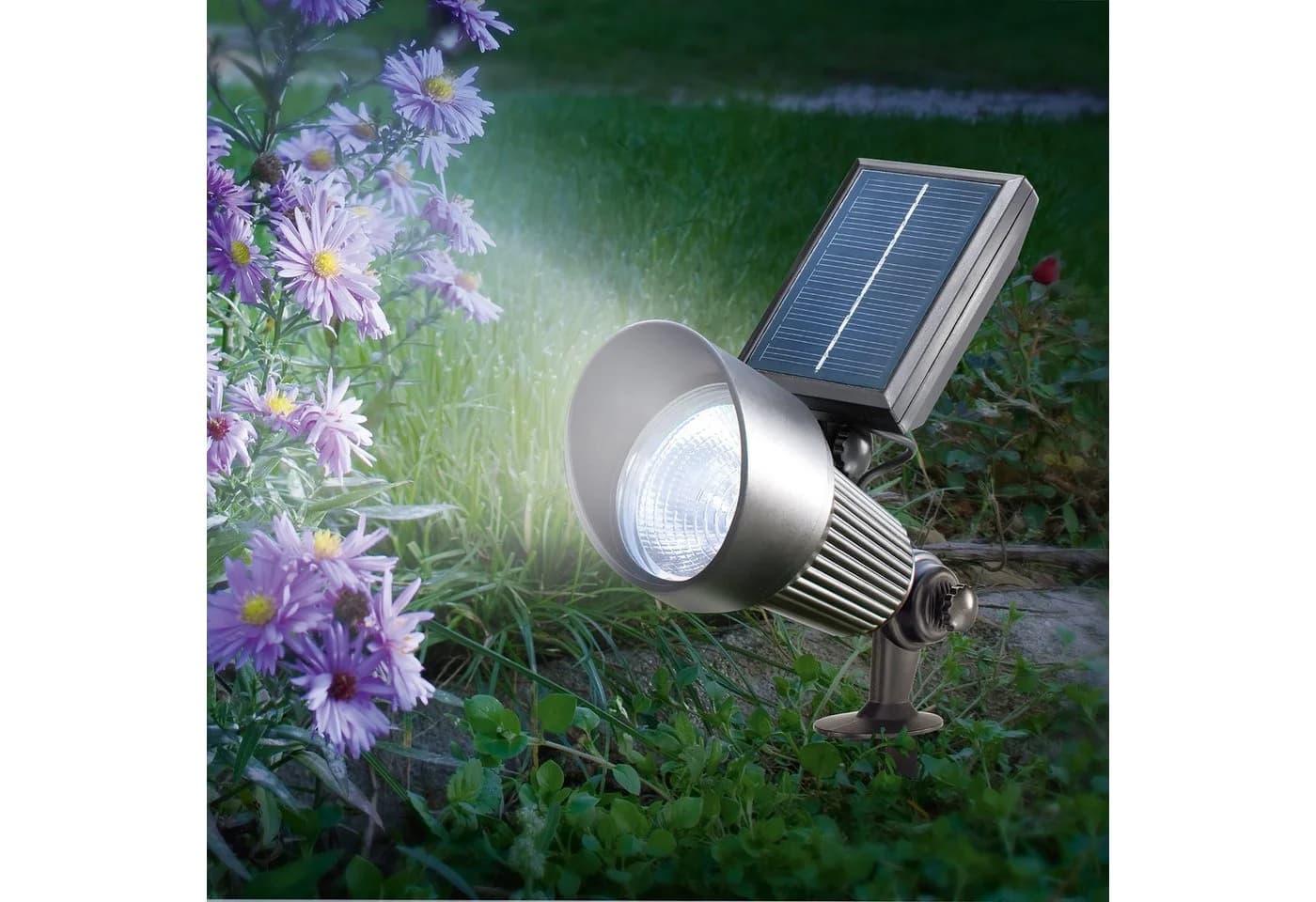 esotec LED Gartenstrahler Solarstrahler Schwarz RGB - Bild 5