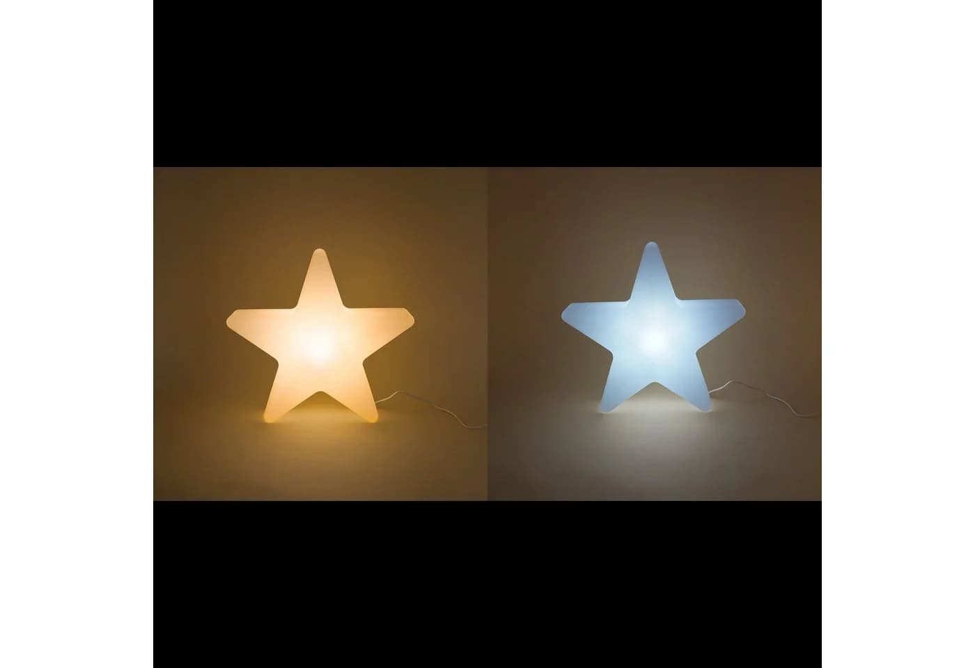 esotec LED-Stern für außen Solar Adventsstern Leuchtstern 40cm 12LEDs 6500K 2800K außen - Bild 4