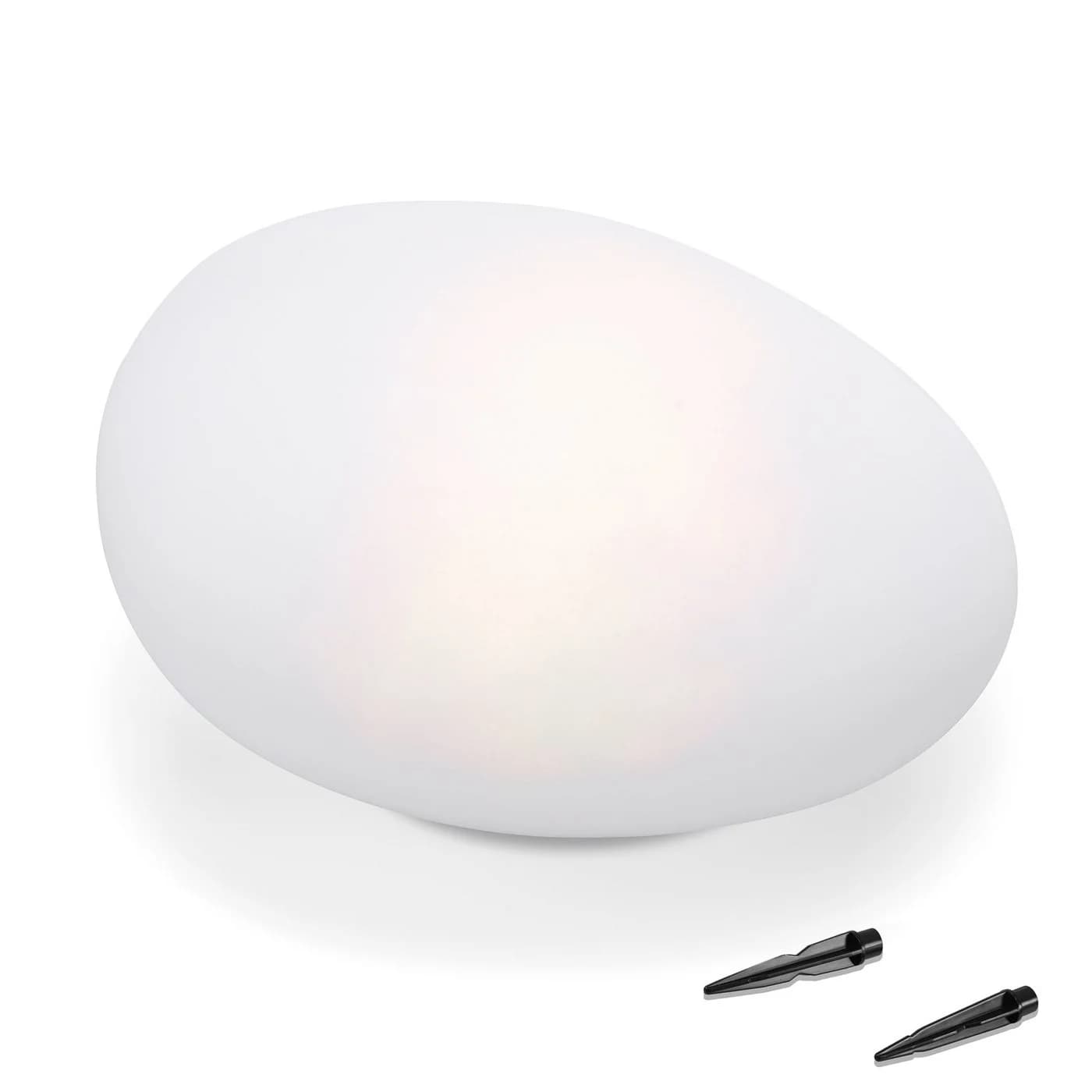 esotec Solar Steinleuchte Smart Stone mit 7 Leuchtfarben und Farbwechsel