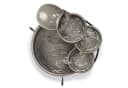 esotec Gartenbrunnen Solar Kaskadenbrunnen Pisa Keramik LED-Licht Bild 3