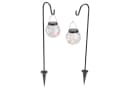 esotec Gartenstecker 2er Set Solarleuchten Smart Globe Bruchglas Bild 2