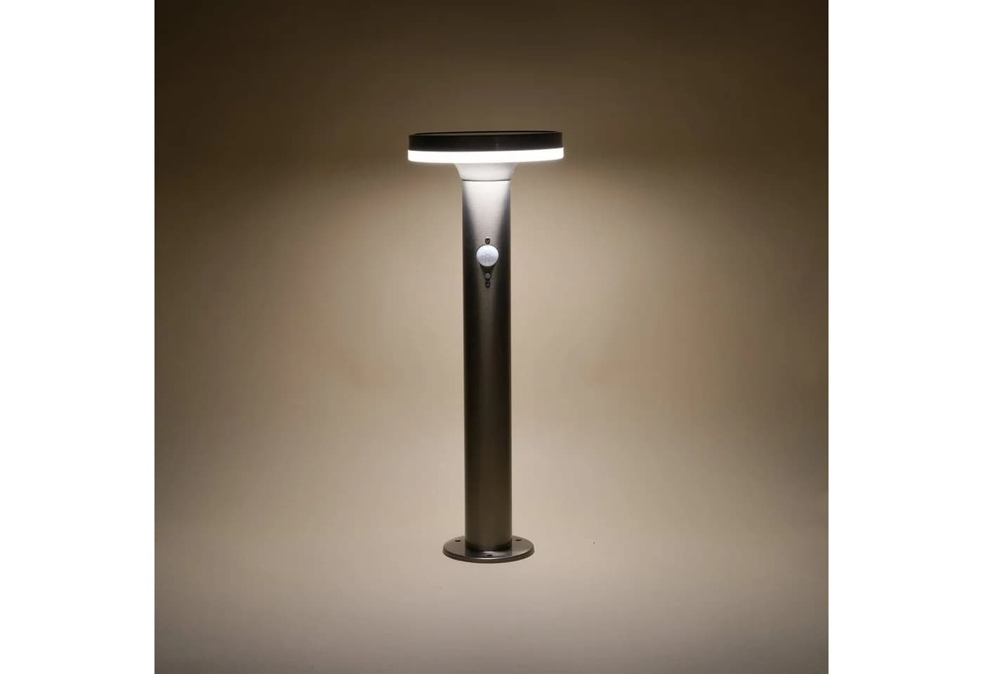 esotec LED Solarleuchte LENA Edelstahl PIR Standleuchte 4000K - Bild 3