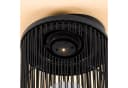 esotec Solar Laterne Sara 2er-Set LED Flackerlicht Schwarz Bild 5