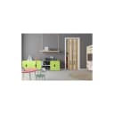 Forte/HME Luciana Kunststofffaltür Weiß 4 Fenster Bild 1