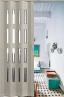 Forte/HME Luciana Kunststofffaltür Weiß 4 Fenster Bild 5