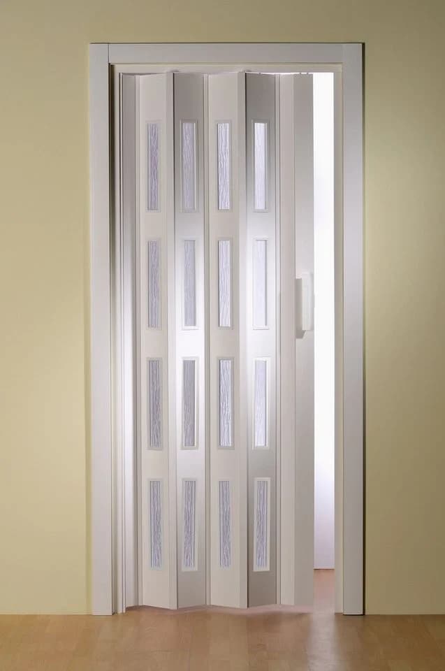 Forte Falttür Luciana Weiß 4 Fenster Nischentür - Bild 2