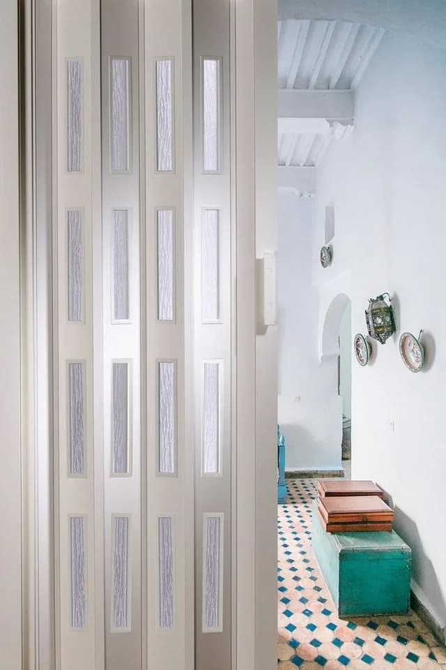 Forte Falttür Luciana Weiß 4 Fenster Nischentür - Bild 4