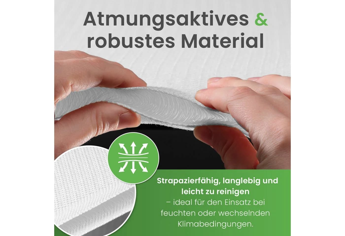 3D Abstandsgewebe Matratzenunterlage 2cm Belüftung 100x200cm - Bild 4