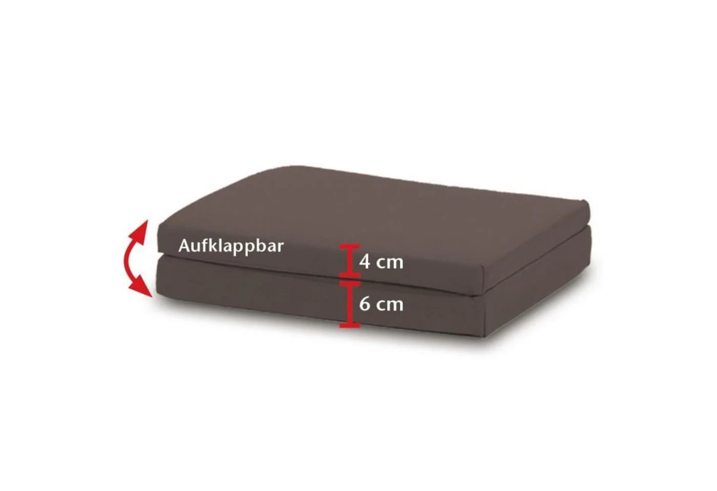 ELONEO 2in1 Sitz- und Rückenkissen mit Visko-Mineralschaum - Bild 4