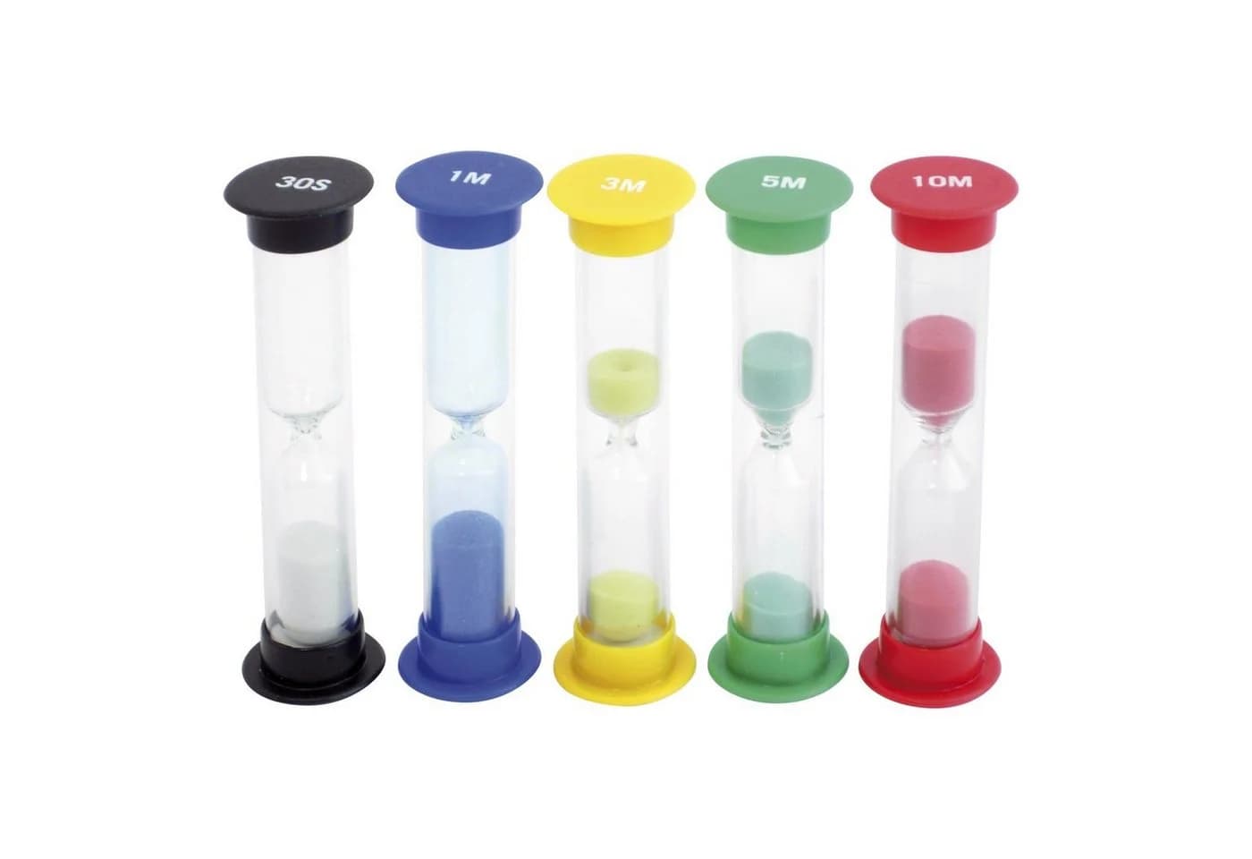 EDUPLAY Lernspielzeug Sanduhren Set 5-tlg. Bunt