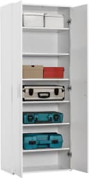 PROCONTOUR Mehrzweckschrank Clara Weiß 2 Türen 6 Böden Bild 4