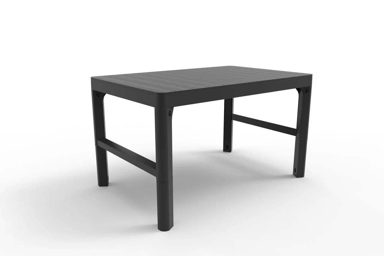 Keter Loungeset Victoria 4-tlg. mit Lyon Tisch Rattanoptik Anthrazit - Bild 5