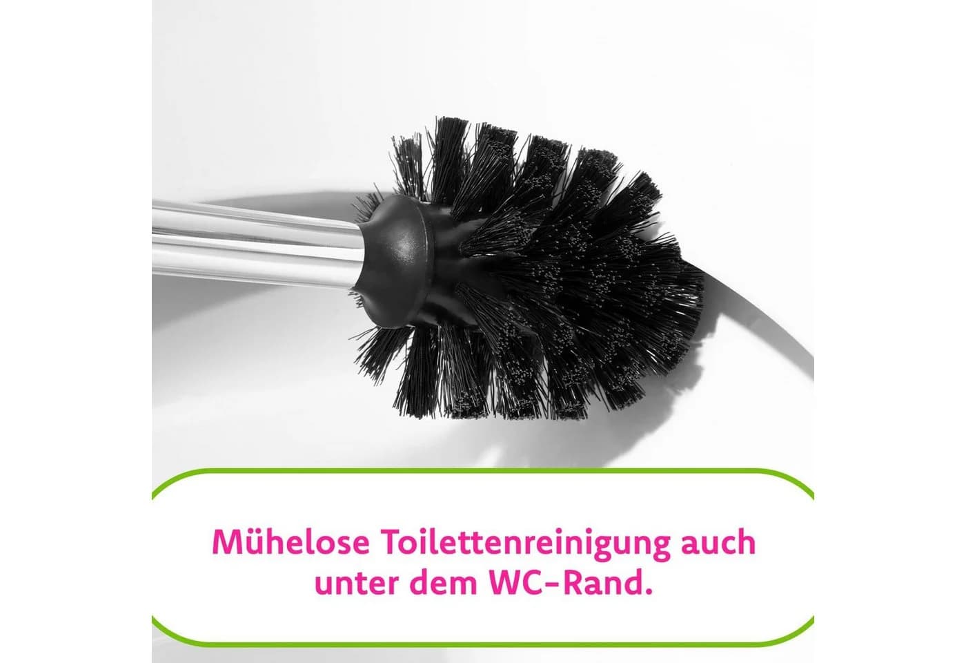 Bürstenking WC-Reinigungsbürste Ersatzbürstenkopf M12-Innengewinde Schwarz/Weiß - Bild 4