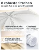 ac SPORT Sonnenschirm 160 cm wasserabweisend UV-Schutz UPF 50+ Bild 5