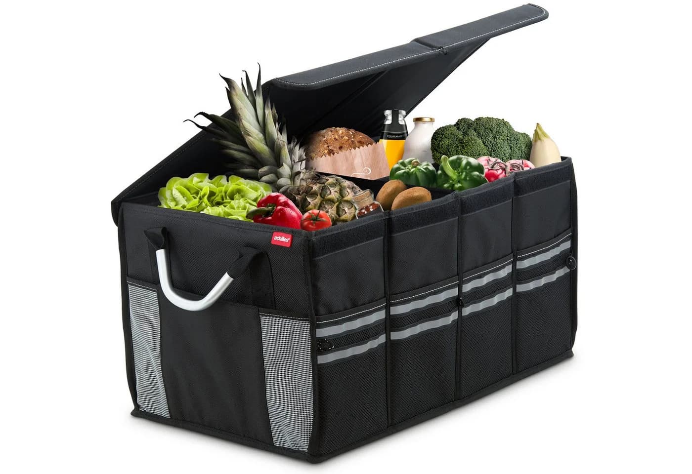 achilles Klappbox Strong-Box 71l Robuste Auto-Faltbox Schwarz - Bild 2