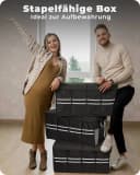 achilles Klappbox Strong-Box 71l Robuste Auto-Faltbox Schwarz Bild 3