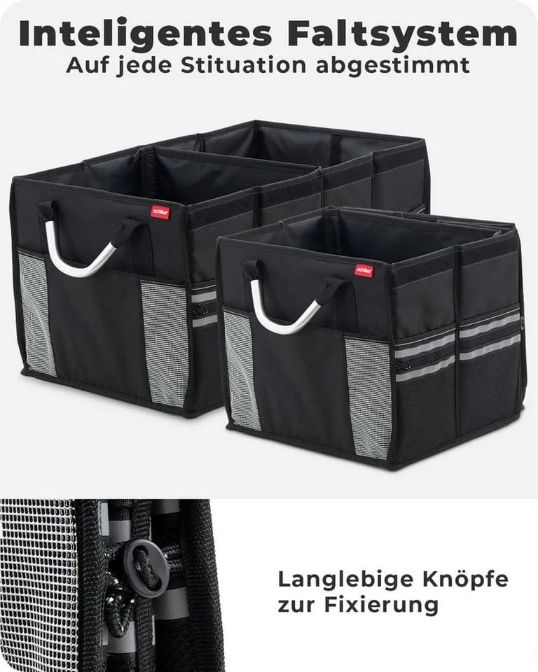 achilles Klappbox Strong-Box 71l Robuste Auto-Faltbox Schwarz - Bild 5