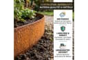 INTERGARDEN Rasenkante Cortenstahl Rolle 10m x 15cm Edelrost Bild 1