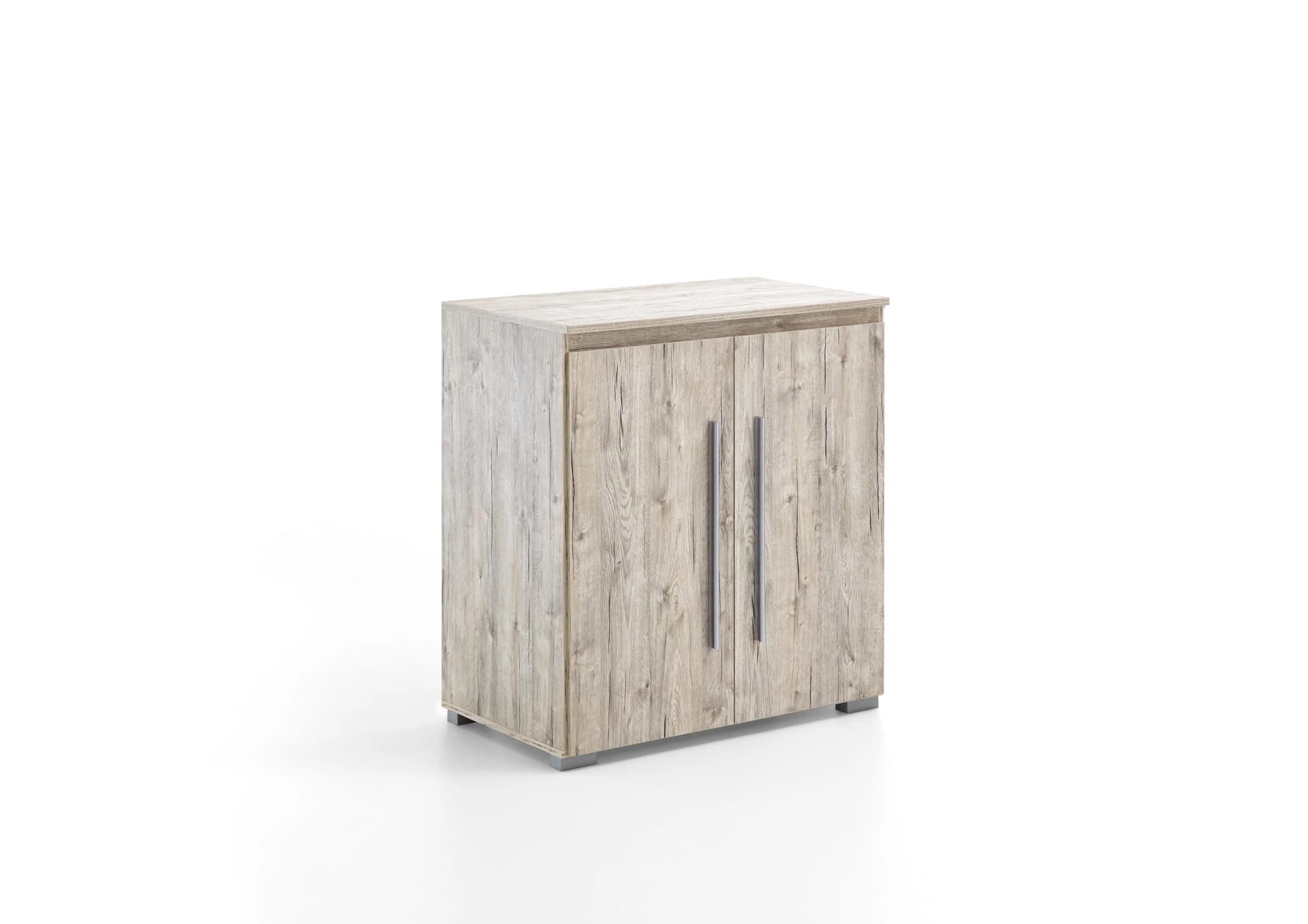 HOME AFFAIRE Hochkommode Bali 2-Türer Beige Eiche-Sand
