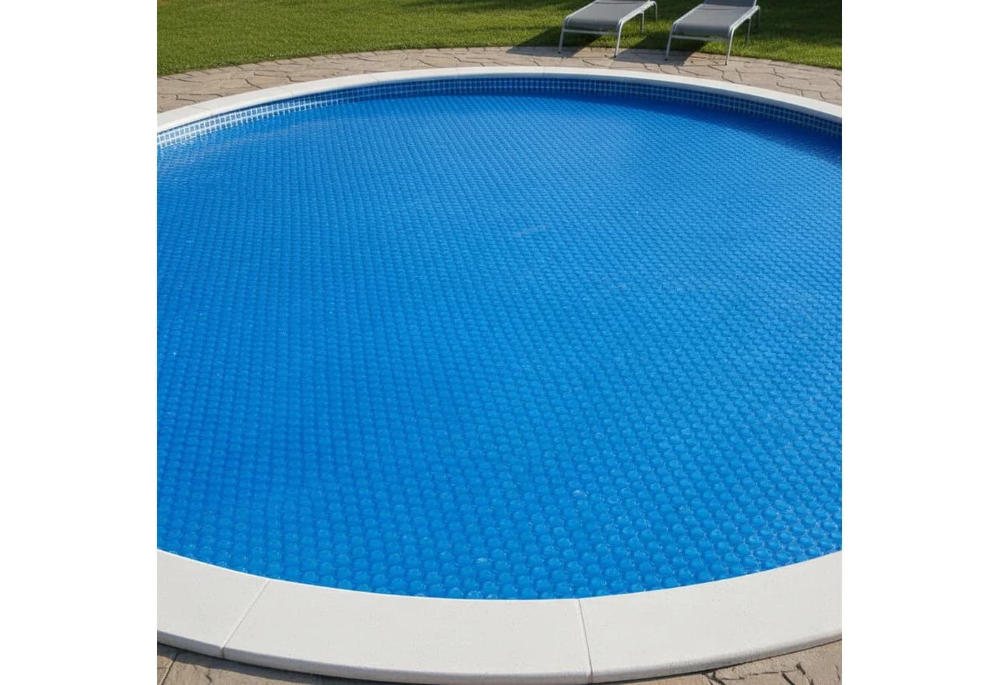 Zelsius Pool-Abdeckplane Solarfolie rund blau Ø 5 m