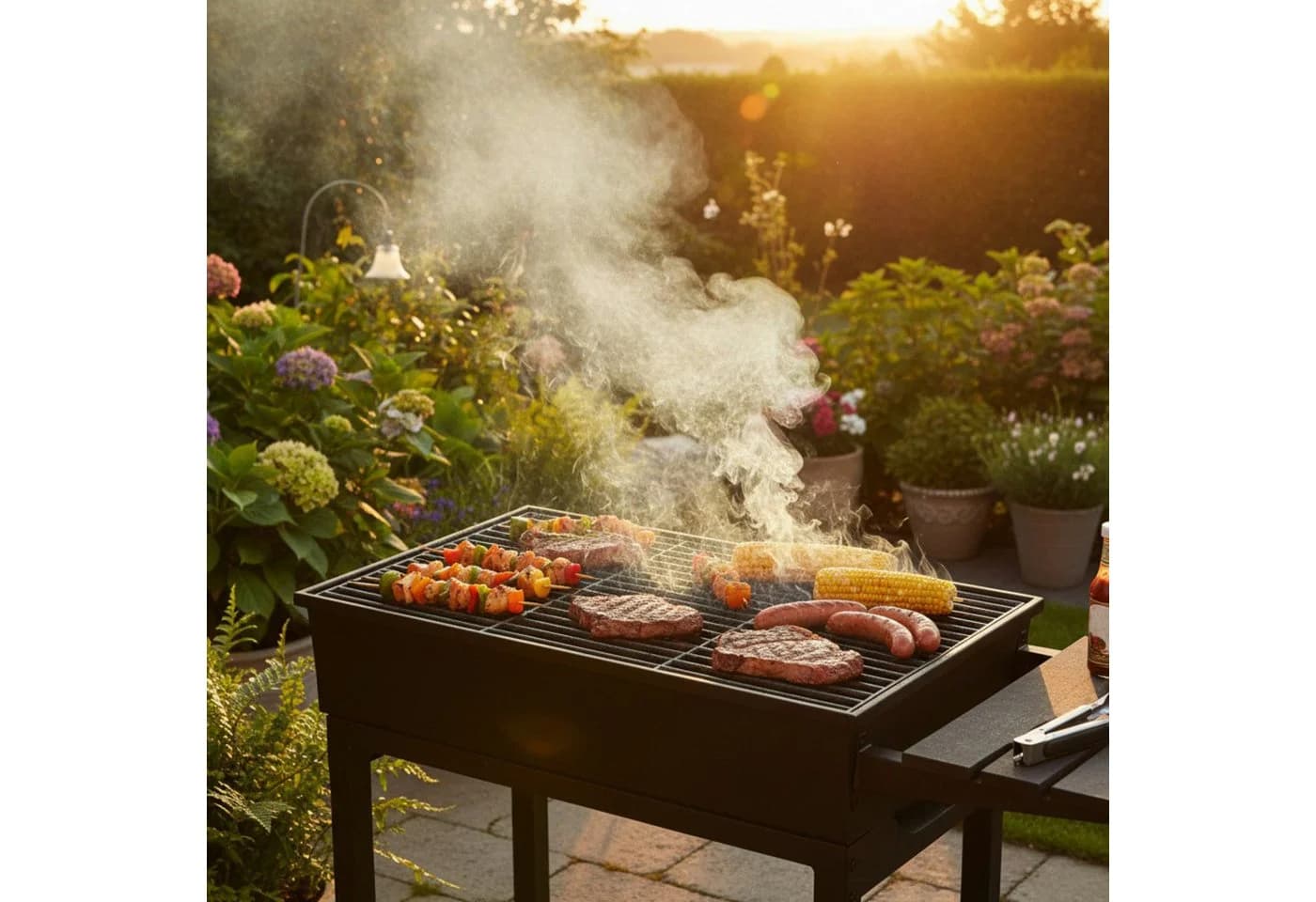 BBQ-Toro Grillrost Gusseisen 45x35 cm Emailliert