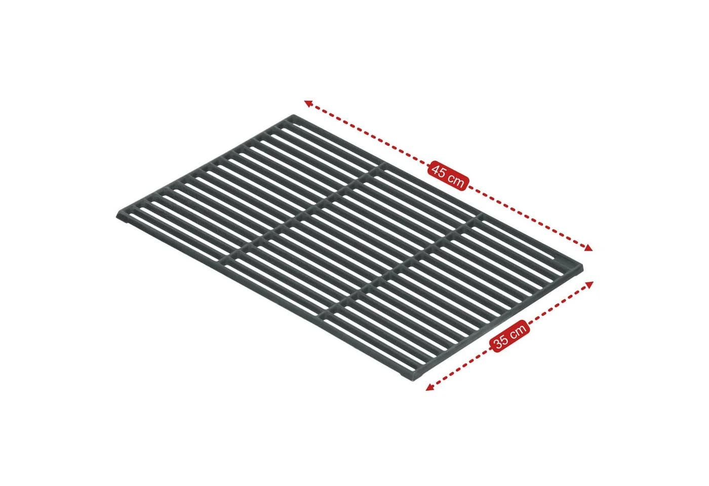 BBQ-Toro Grillrost Gusseisen 45x35 cm Emailliert - Bild 3