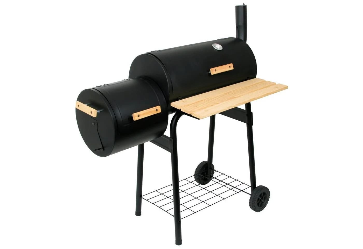 BBQ-Toro Smoker Grillwagen Schwarz mit Feuerbox - Bild 2