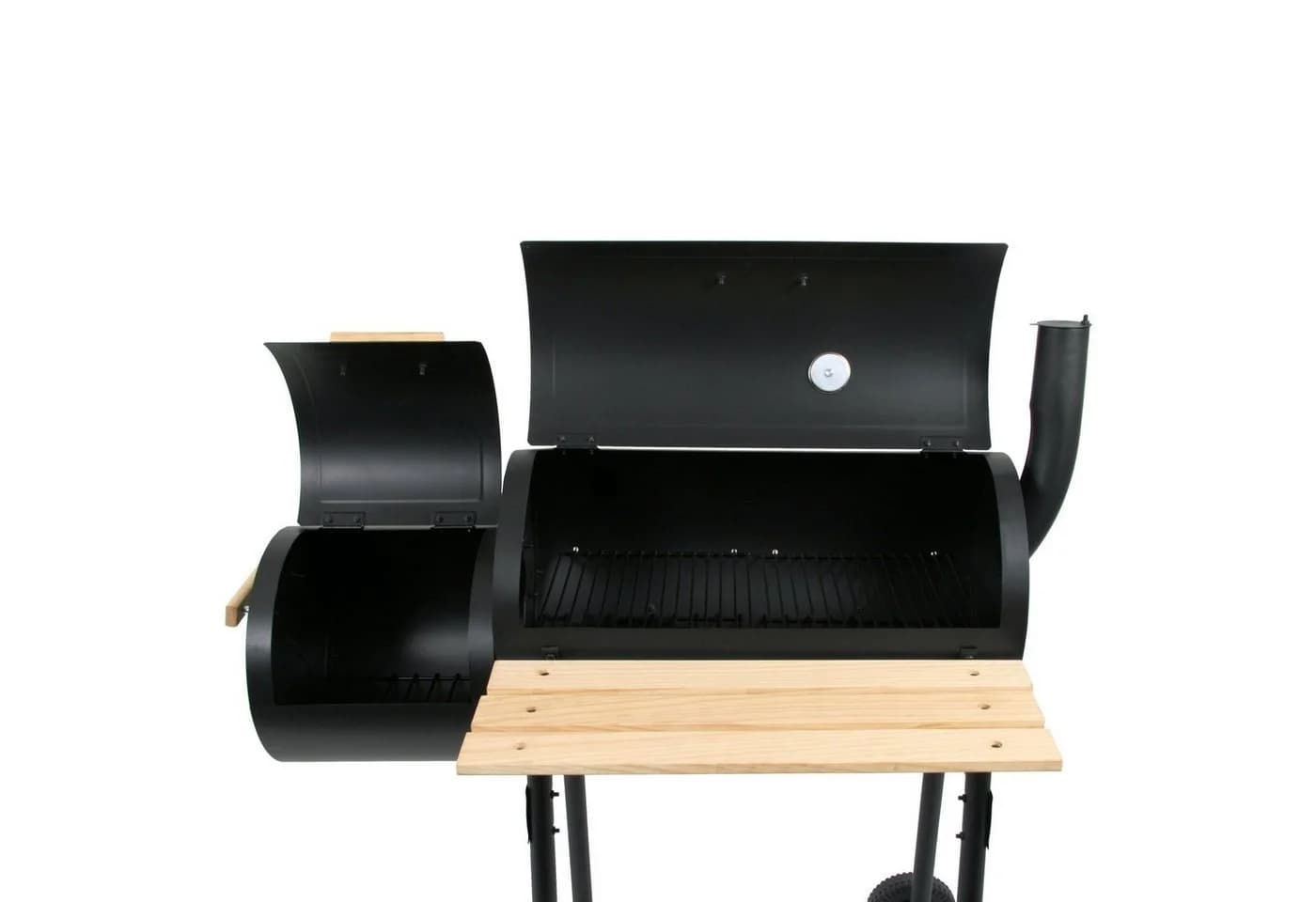 BBQ-Toro Smoker Grillwagen Schwarz mit Feuerbox - Bild 4
