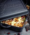 BBQ-Toro Bräter Dutch Oven Pan 10,8 Liter Gusseisen Schwarz Bild 1