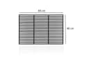BBQ-Toro Gusseisen Grillrost 60x40 cm Emailliert Schwarz Bild 3