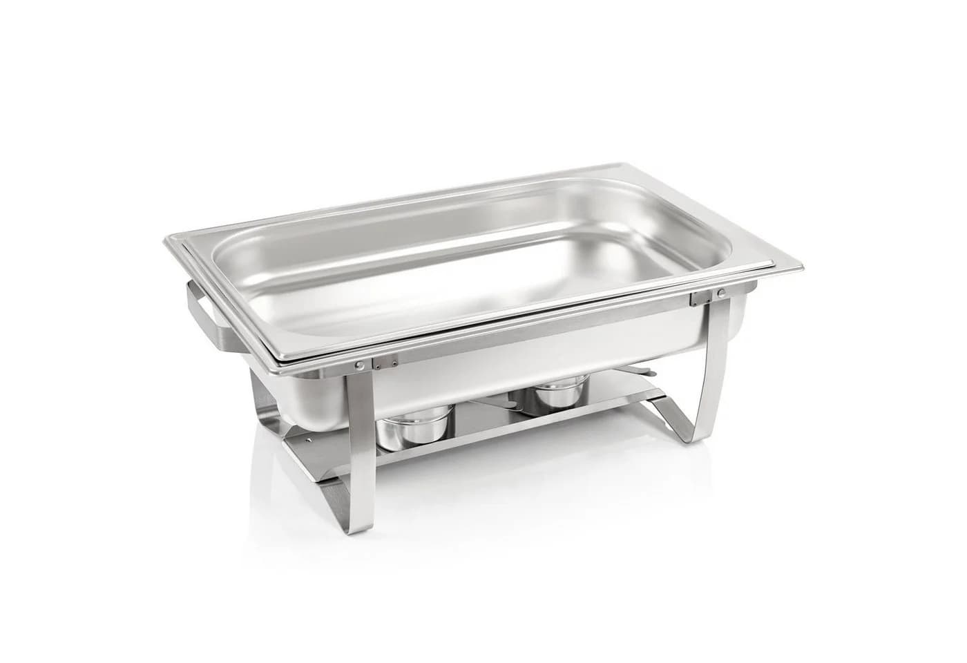 Mahlzeit Chafing Dish Profi Set Toulouse 2x Edelstahl Warmhaltebehälter - Bild 5