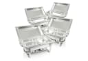 Mahlzeit Chafing Dish Profi Set Grenoble 4x Edelstahl Warmhaltebehälter Bild 2