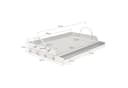 BBQ-Toro Edelstahl Grillplatte 64x40,5 cm mit Fettrinne Bild 4