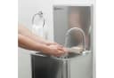 Mahlzeit Handwaschbecken Edelstahl mit Kniebetätigung und Seifenspender Bild 1