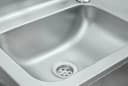 Mahlzeit Handwaschbecken Edelstahl mit Kniebetätigung und Seifenspender Bild 4