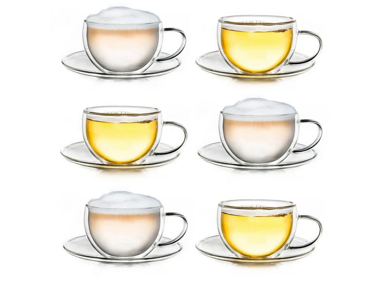 Creano Thermo-Tasse doppelwandig mit Untersetzer 250ml 6er Set - Bild 5