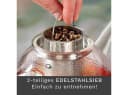 Creano Teekanne „flach“ 0,8 l Glas tropffrei mit Edelstahlsieb Bild 5