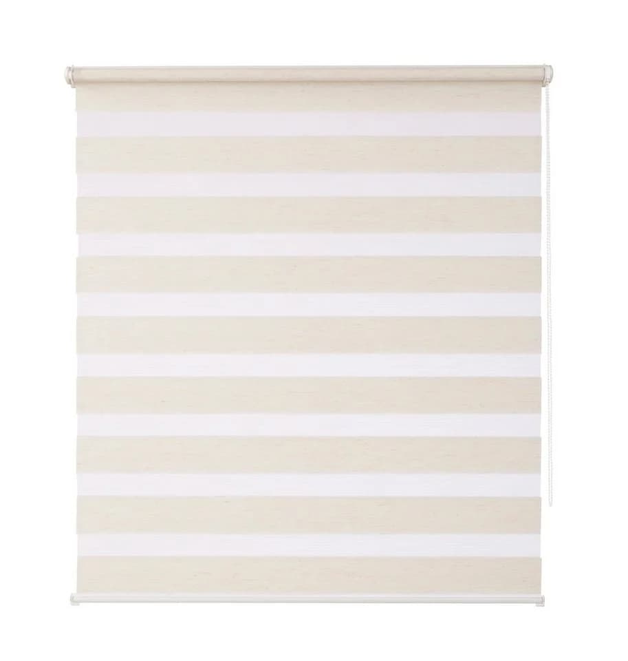 K-Home Doppelrollo Ancona Beige Querstreifen - Bild 2