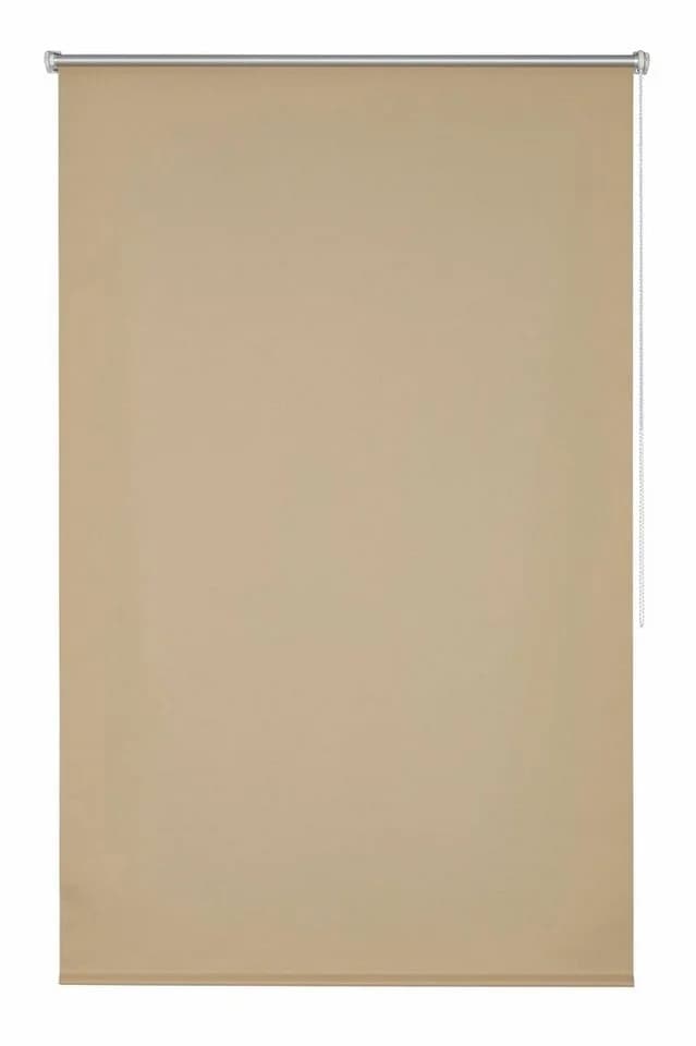 K-Home Seitenzugrollo Thermo Klemmfix-Rollo Beige
