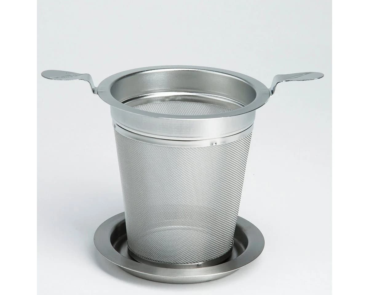 TeaLogic Teesieb Edelstahl groß mit Doppelhenkel