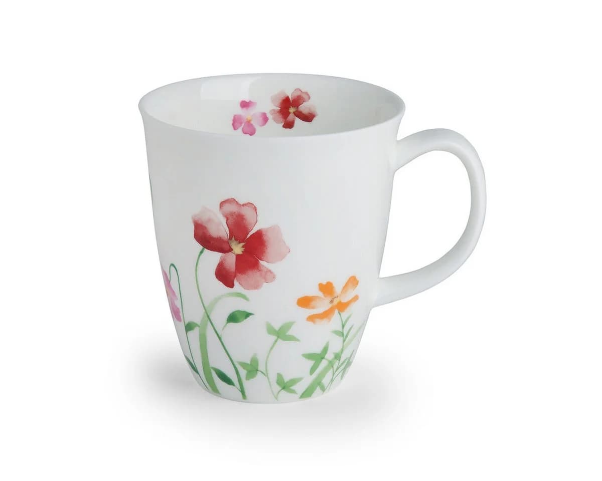 TeaLogic Tasse Lotta 0,35 L Fine Bone China Porzellan Bunt