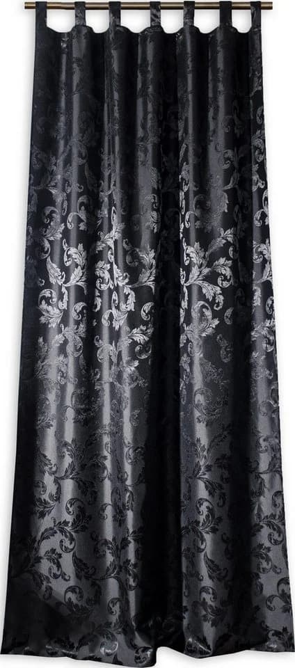 Clever-Kauf-24 Schlaufenschal Lyon Schwarz Barock Ornament - Bild 2