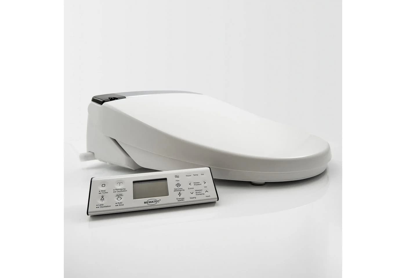 MEWATEC Dusch-WC-Sitz E900 Premium mit Sensor und Fernbedienung Weiß - Bild 2
