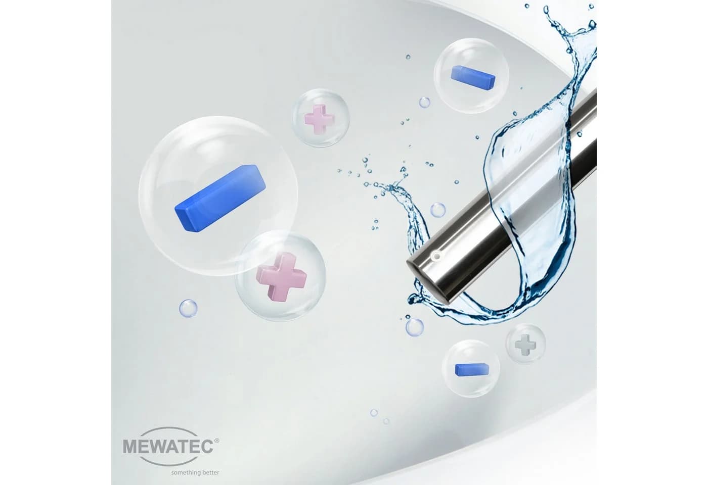 MEWATEC Dusch-WC-Sitz E900 Premium mit Sensor und Fernbedienung Weiß - Bild 3