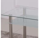 HOOZ Esstisch aus Glas mit 6 mm Sicherheitsglas & Facettenschliff Bild 1