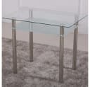 HOOZ Esstisch aus Glas mit 6 mm Sicherheitsglas & Facettenschliff Bild 2