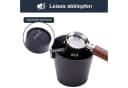 JOEFREX Abklopfbehälter Knockbox Schwarz für Siebträger Espresso Bild 4