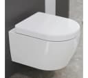 Aqua Bagno Hänge-WC spülrandlos weiß mit Absenkautomatik Bild 1