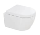 Aqua Bagno Hänge-WC spülrandlos weiß mit Absenkautomatik Bild 2