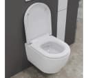 Aqua Bagno Hänge-WC spülrandlos weiß mit Absenkautomatik Bild 4